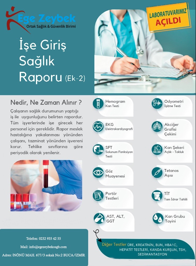 Ege Zeybek İşe Giriş Laboratuvarı 